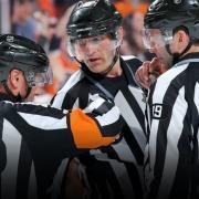 NHL officials miss a blatant tripping call, create most controversial goal of the playoffs