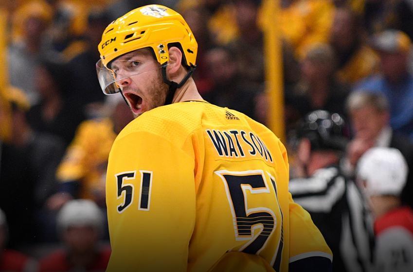 NHL’s investigation of Preds forward Watson’s domestic assault charge completed