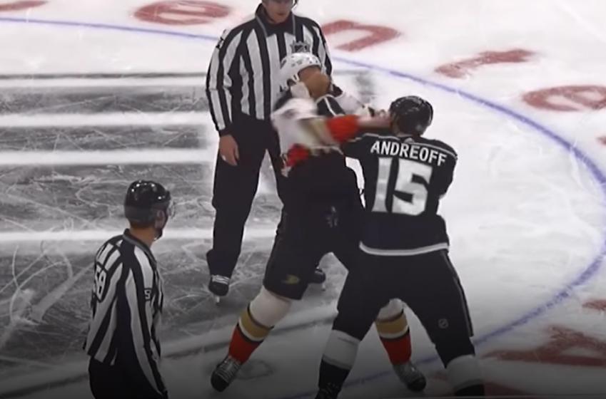 Bieksa and Andreoff land about 25 vicious punches to the face and gut in incredible heavyweight rematch fight