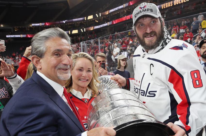 Capitals owner Leonsis rewards team employees for historic Stanley Cup championship.
