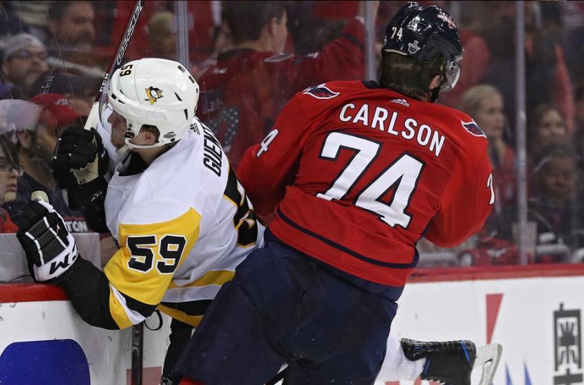 Caps’ Trotz calls for Guentzel suspension on Carlson head shot