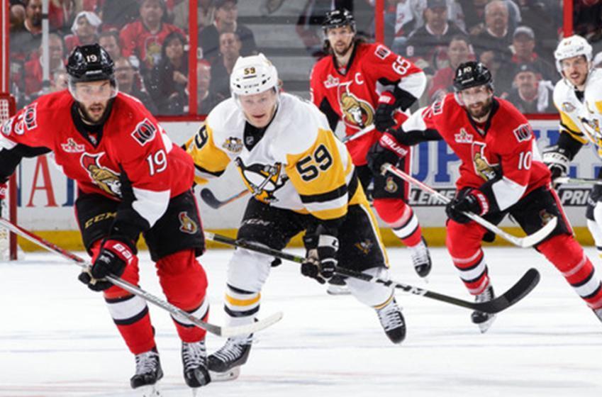 Report: Pens GM Rutherford grinding down asking price of Brassard
