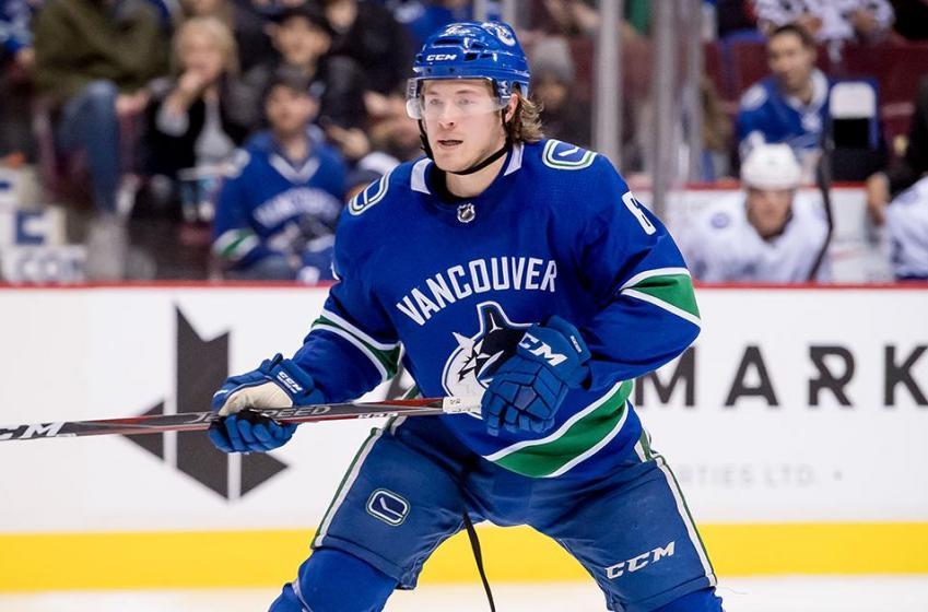 Boeser makes Canucks history with his 26th goal