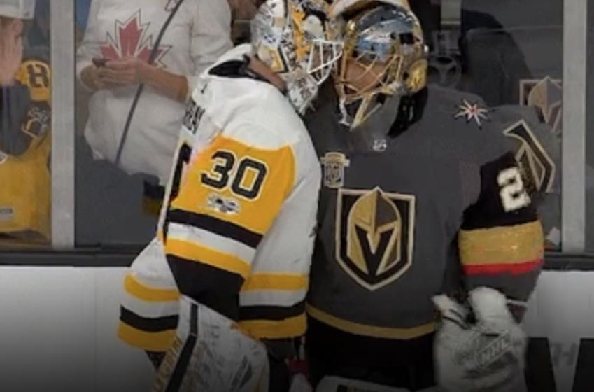 Murray reveals what he and Fleury said to each other at center ice