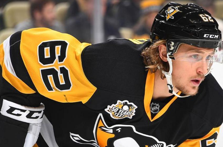 There is a concern about Hagelin in Pittsburgh...