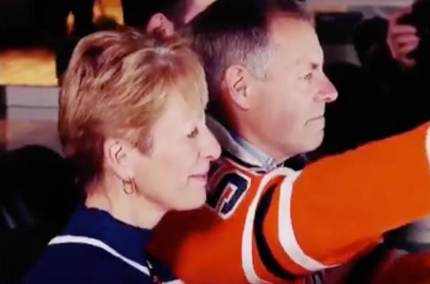 Oilers welcome victims of a horrific head-on collision back to Rogers Place! 