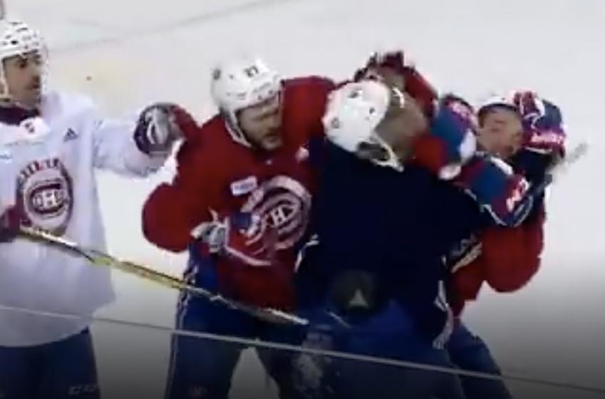 Breaking: Shaw slashes his own teammate in practice and crosschecks him in the face